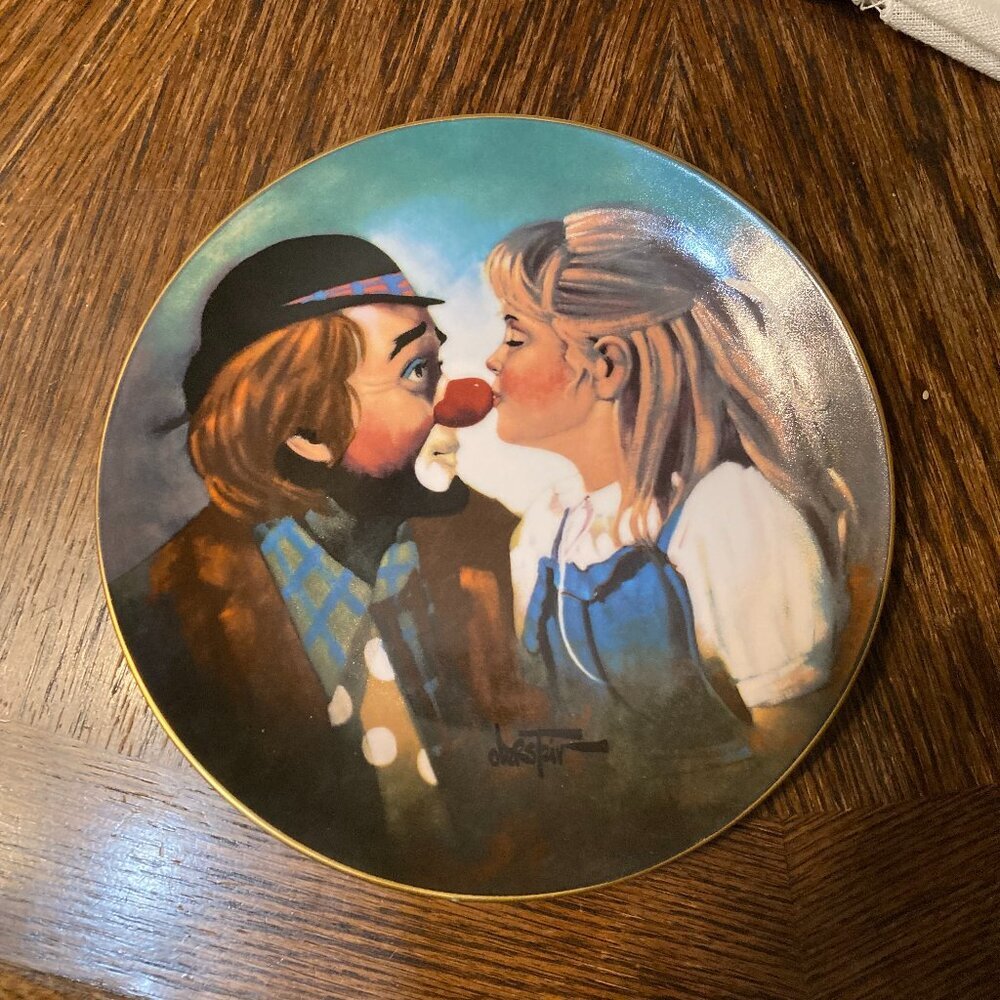 Autographed Vintage Havkett American Collectors "Kiss For A Clown"